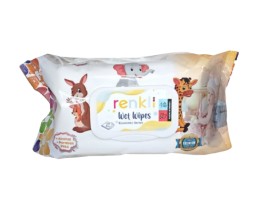 RENKLI Premium Baby Wet Wipes 120 Τεμάχια
