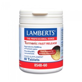 LAMBERTS Turmeric Fast Release 10000mg 60 Ταμπλέτες