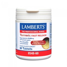 LAMBERTS Turmeric Fast Release 10000mg 60 Ταμπλέτες