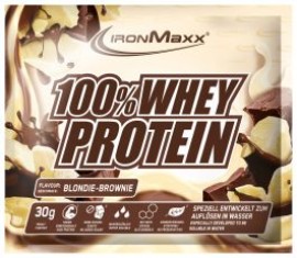 IRONMAXX 100% Whey Protein Sachet Blondie Brownie 30gr