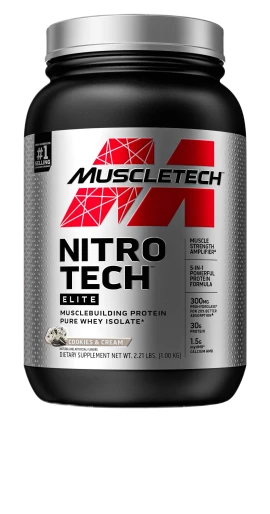 MUSCLETECH Nitrotech Elite 1000g - Cookies & Cream