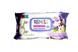 RENKLI Wet Towel Lavender 100 Τεμάχια