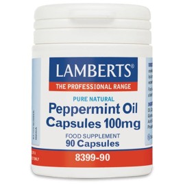 LAMBERTS Peppermint Oil 100mg 90 Κάψουλες