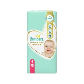 PAMPERS Premium Care No4 Για 9-14kg 52Τεμάχια