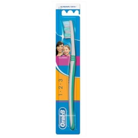 ORAL-B Classic 40 1-2-3 Medium Toothbrush 1 Τεμάχιο