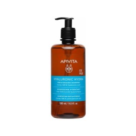 APIVITA Hyaluronic Hydra Moisturizing Shampoo Eco Pack Σαμπουάν Ενυδάτωσης με Honey StB + Υαλουρονικό Οξύ 500ml