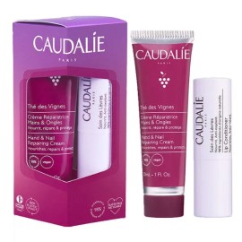 CAUDALIE The Des Vignes Lip + Hand Duo 4.5gr+30ml