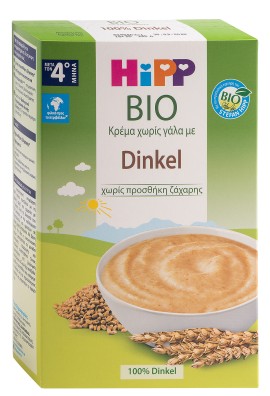 HIPP Bio Κρέμα Χωρίς Γάλα Με Dinkel 4m+ 200gr