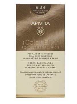 APIVITA My Color Elixir 9.38 Ξανθό Πολύ Ανοιχτό Μελί Περλέ 50ml+75ml