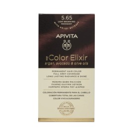 APIVITA My Color Elixir 5.65 Καστανό Ανοιχτό Κόκκινο Μαονί 50ml+75ml