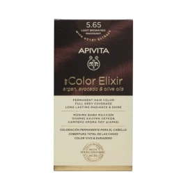 APIVITA My Color Elixir 5.65 Καστανό Ανοιχτό Κόκκινο Μαονί 50ml+75ml