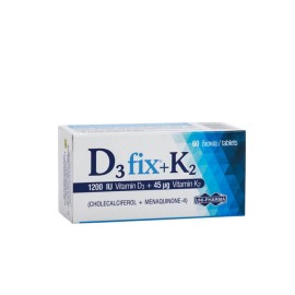 UNIPHARMA D3 Fix 1200iu & K2 45μg, 60 Δισκία