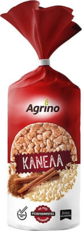 AGRINO Ρυζογκοφρέτες με Κανέλα 110gr