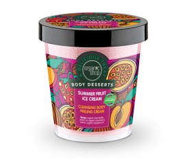 ORGANIC SHOP Body Desserts Summer Fruit Ice Cream Cleansing Body Pelling Cream 450ml