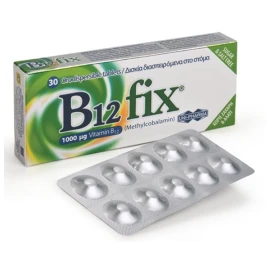 UNIPHARMA B12 Fix 1000mg 30 Δισκία