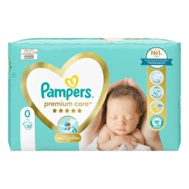 PAMPERS Premium Care No0 Για 0-3kg 30Τεμάχια