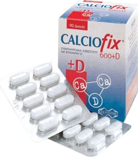 INTERMED Calciofix 600mg + 200IU D3 90tabs