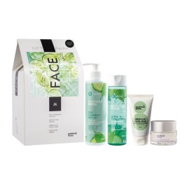 PANTHENOL EXTRA PROMO GIFT PACK Face Woman Cleansing Milk 3in1 250ml & Detox Tonic Lotion 200ml & Face/Eye Cream 50ml & Green Clay Facial Mask 75ml