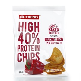 High Protein Chips 40g (Nutrend) - sweet paprica