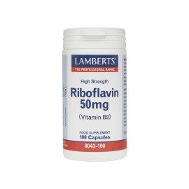 LAMBERTS Riboflavin B2 50mg 100 Κάψουλες