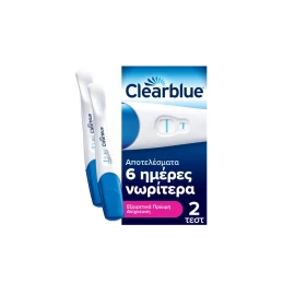 CLEARBLUE Ψηφιακό Τεστ Εγκυμοσύνης Πρώιμης Ανίχνευσης 2 Τεμάχια