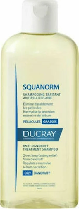 DUCRAY Squanorm Shampoo Λιπαρή Πιτυρίδα 200ml