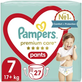 PAMPERS Premium Care No. 7 για 17+kg 27τμχ