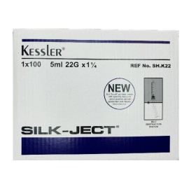 KESSLER Silk-Ject 5ml 22G x 1¼ 100 Τεμάχια