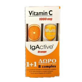 IGACTIVE Vitamin C & B Complex 2x20 Αναβράζοντα Δισκία