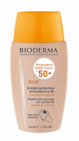 BIODERMA Photoderm Nude Touch SPF50+ Light Απόχρωση 40ml