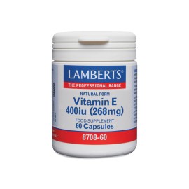 LAMBERTS Vit. E 400ΙU Natural 60 Κάψουλες