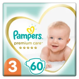 PAMPERS Premium Care No. 3 για 6-10kg 60τμχ