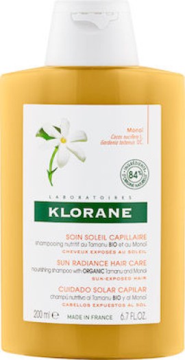 KLORANE Monoi Sun Radiance Hair Care Shampoo 200ml