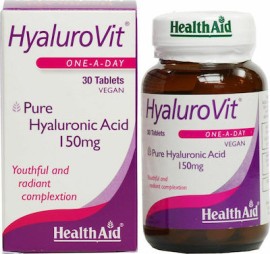 HEALTH AID Hyalurovit 150mg 30 Ταμπλέτες