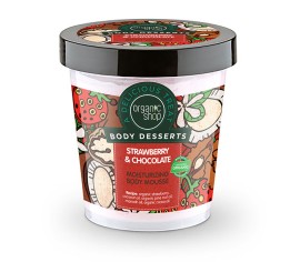 ORGANIC SHOP Body Desserts Strawberry & Chocolate Moisturizing Body Mousse 450ml