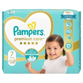 PAMPERS Premium Care No7 15+kg 32 Tεμάχια