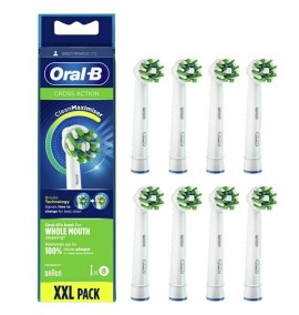 ORAL-B Cross Action CleanMaximizer XXL Pack Ανταλλακτικές Κεφαλές 8 Τεμάχια