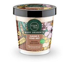 ORGANIC SHOP Body Desserts Almond & Honey Milk Reviving Body Scrub 450ml