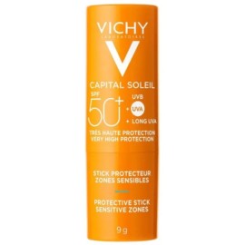 VICHY Capital Soleil Stick SPF50+ Αντηλιακό Στικ Για Ευαίσθητες Ζώνες 9gr