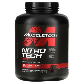 MUSCLETECH Nitrotech Ripped 1.81kg - Chocolate Fudge Brownie