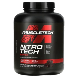 MUSCLETECH Nitrotech Ripped 1.81kg - Chocolate Fudge Brownie