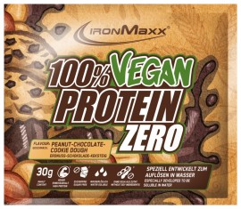 IRONMAXX 100% Vegan Protein Sachet Peanut Chocolate Cookie Dough 30gr