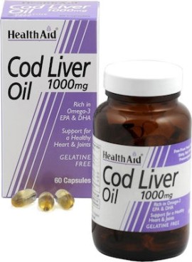 HEALTH AID Cod Liver Oil 1000mg 30 Μαλακές Κάψουλες
