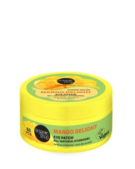 ORGANIC SHOP Mango Delight Stress Relief Natural Hydrogel Eye Patches 60 Τεμάχια