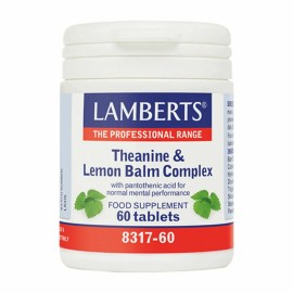LAMBERTS Theanine & Lemon Balm Complex 60 Tαμπλέτες