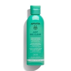 APIVITA Just Bee Clear Λοσιόν Σύσφιξης Πόρων - Εξυγιαίνει Το Δέρμα 200ml