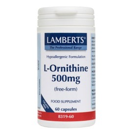 LAMBERTS L-Ornithine 500mg 60 Κάψουλες