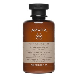 APIVITA Hair Dry Dandruff Σαμπουάν Κατά Της Ξηροδερμίας Με Σέλερι + Πρόπολη 250ml