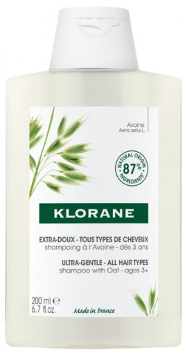 KLORANE Oat Milk Ultra Gentle Shampoo 200ml