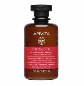 APIVITA Hair Color Protect Shampoo Color Seal Προστασία Χρώματος Με Κινόα + Μέλι 250ml